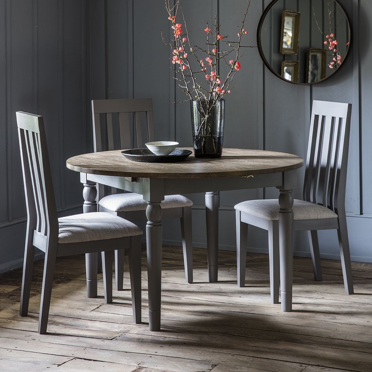 Cookham Round Extending Dining Table - Colour Options Gallery Direct Homebound