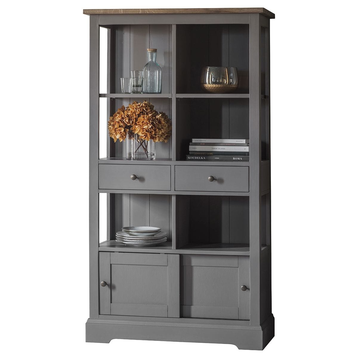 Cookham Bookcase Grey Gallery Direct Homebound