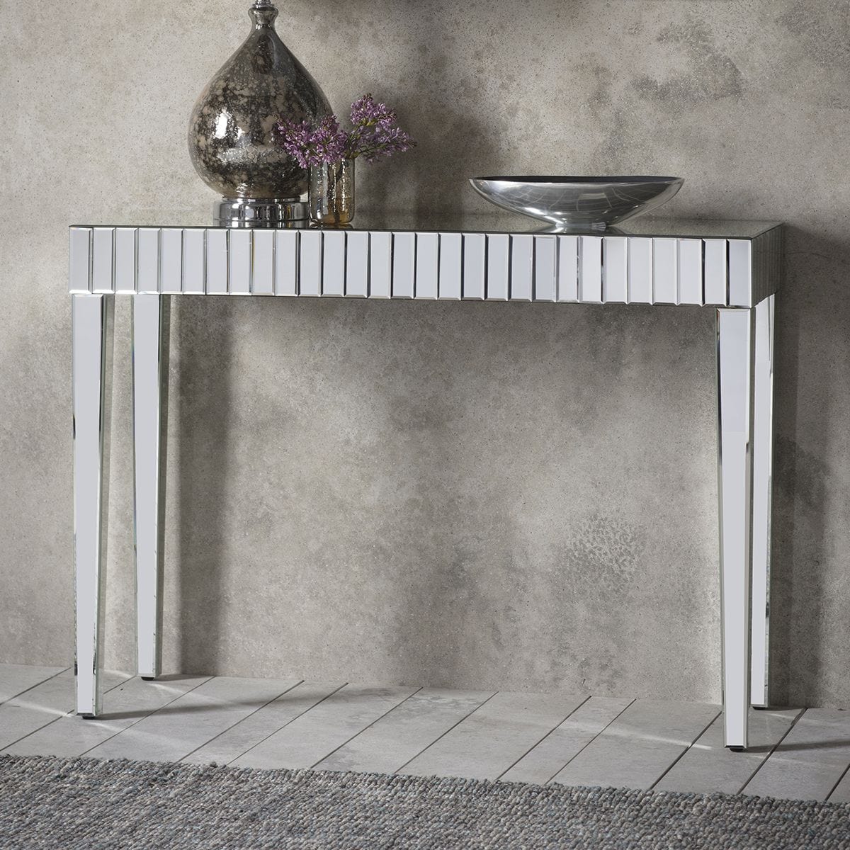 Florence Mirrored Console Table Gallery Direct Homebound