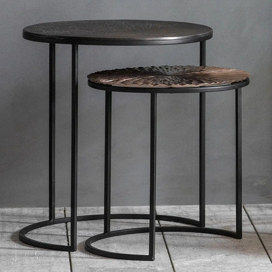 Limosa Side Tables Set of 2 Gallery Direct Homebound