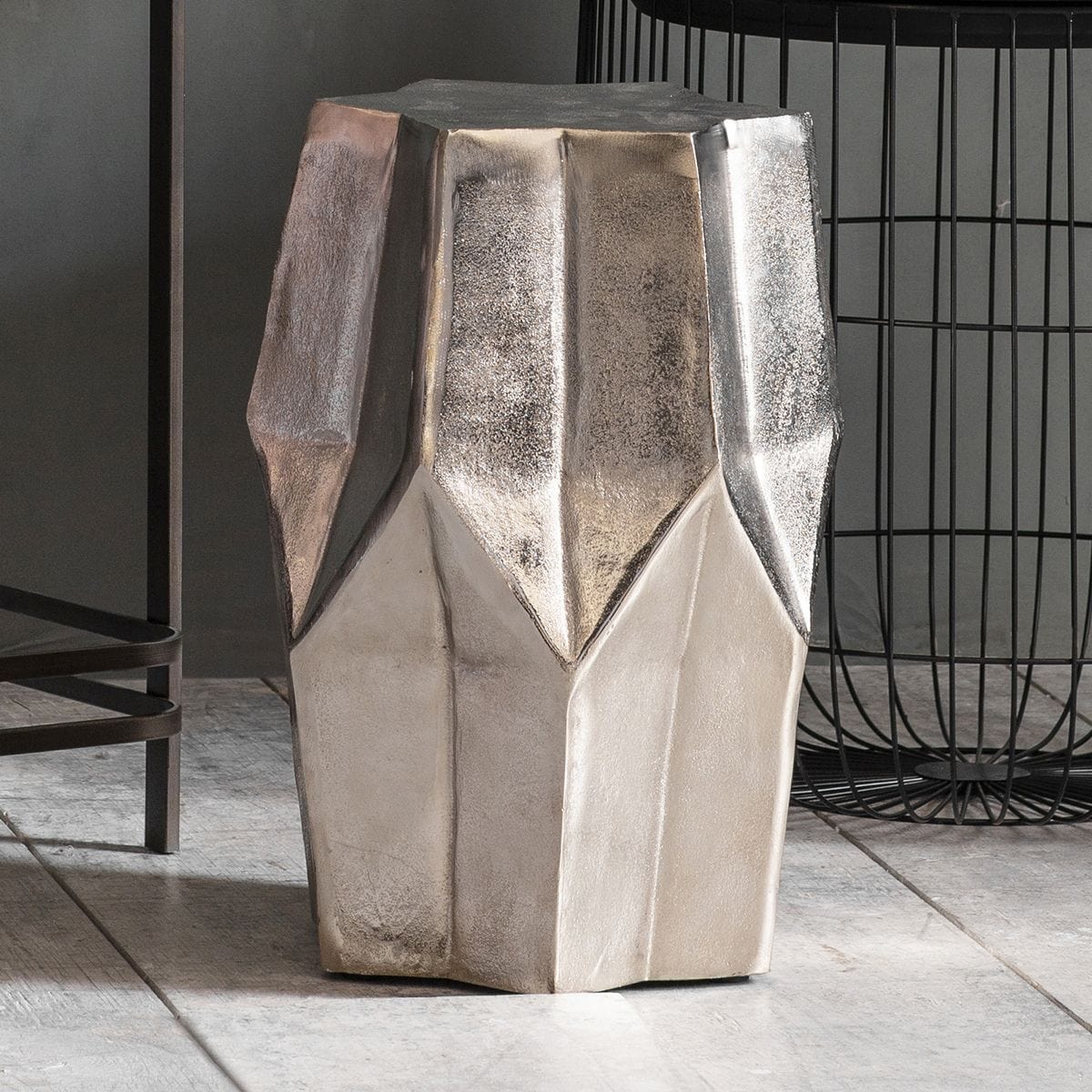 Britton Side Table Silver Gallery Direct Homebound