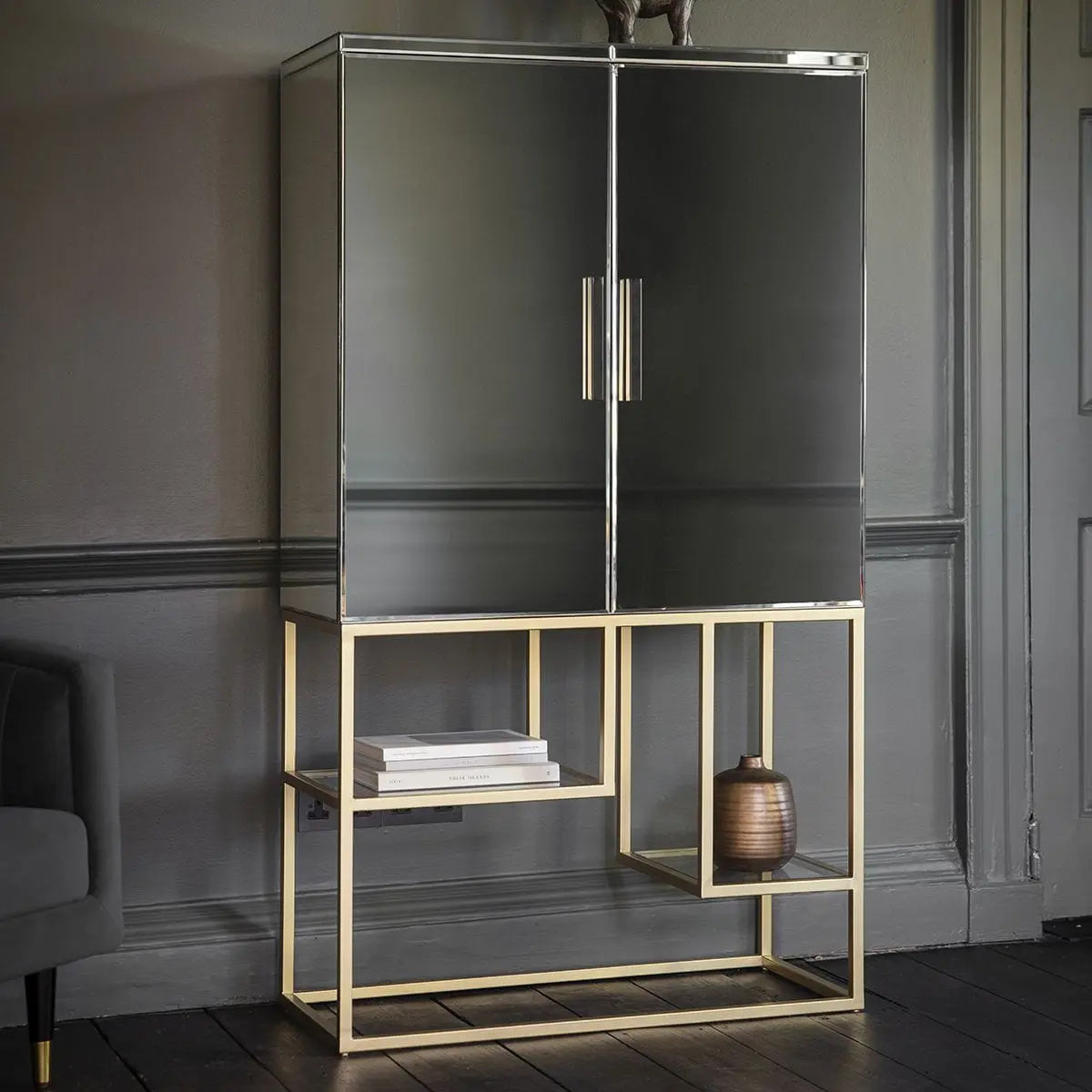 Pippard Cocktail Cabinet - Colour Options Gallery Direct Homebound