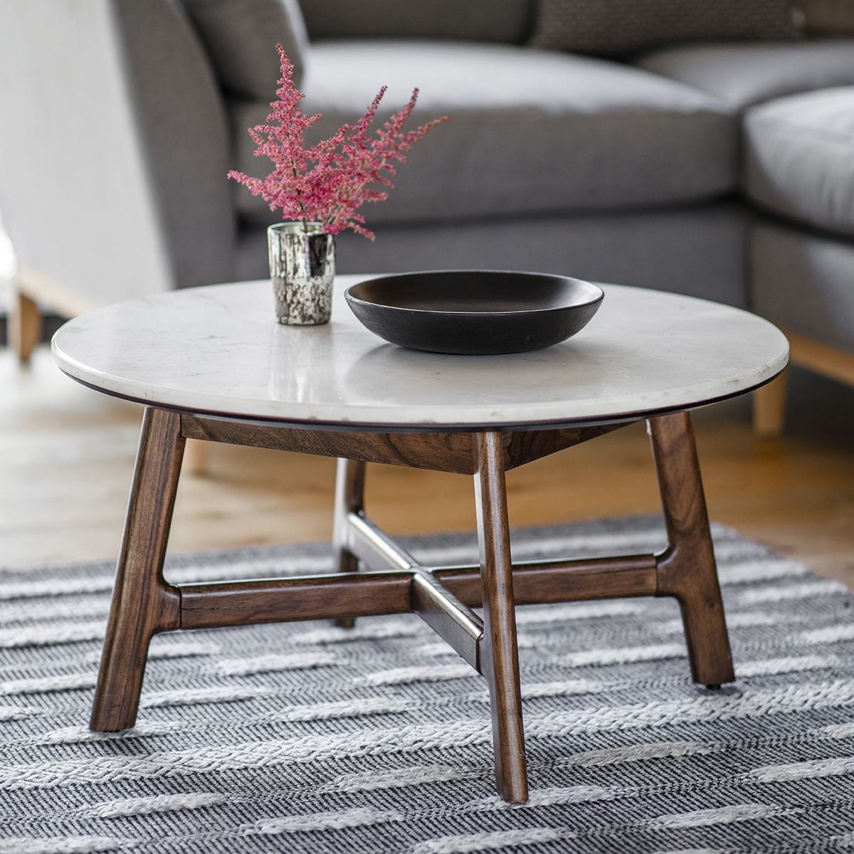 Barcelona Round Coffee Table Gallery Direct Homebound