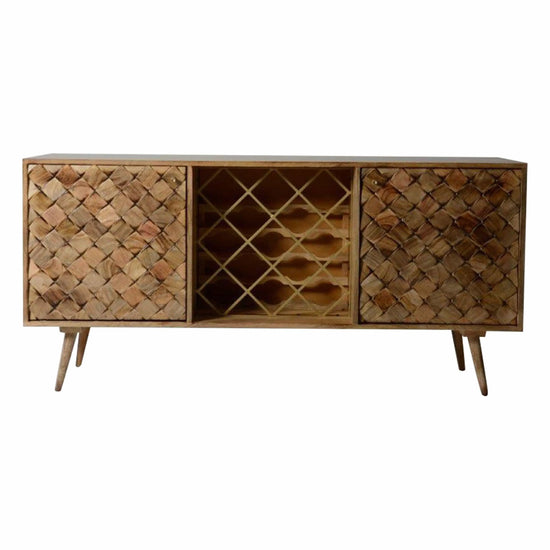 Tuscany Wine Sideboard Burnt Wax Gallery Direct Homebound