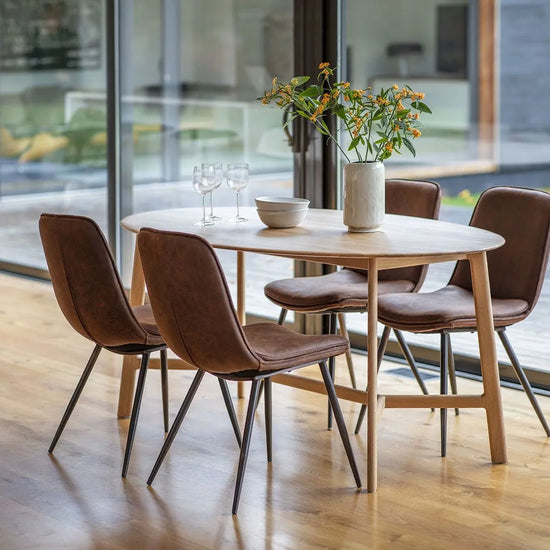 Madrid Oval Dining Table - Colour Options Gallery Direct Homebound