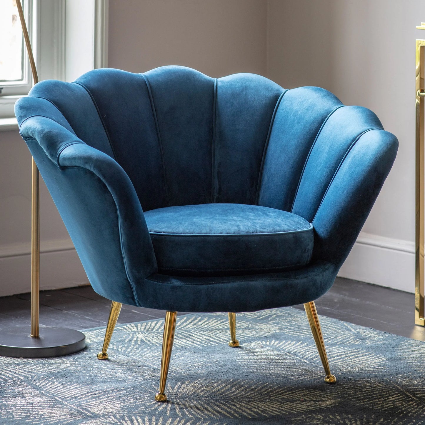 Rivello Armchair Velvet - Colour Options Gallery Direct Homebound
