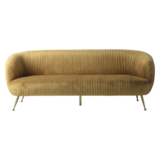 Valenza Sofa Gold Velvet Gallery Direct Homebound