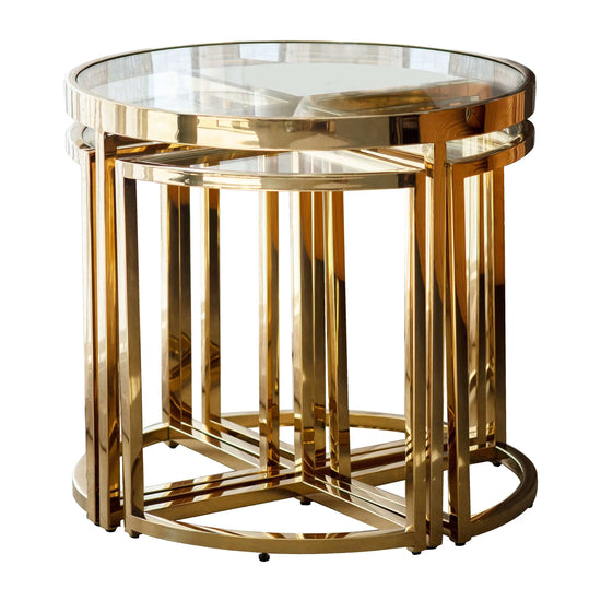 Moresco Side Table Gold Gallery Direct Homebound