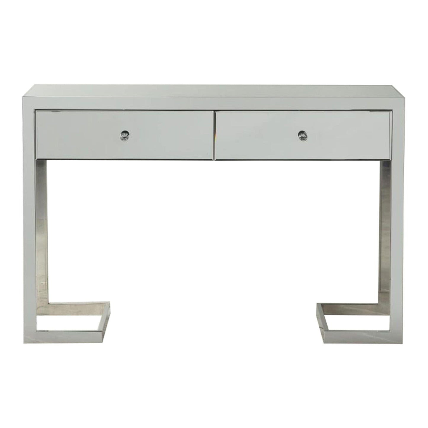 Cutler 2 Drawer Mirrored Console Gallery Direct Homebound