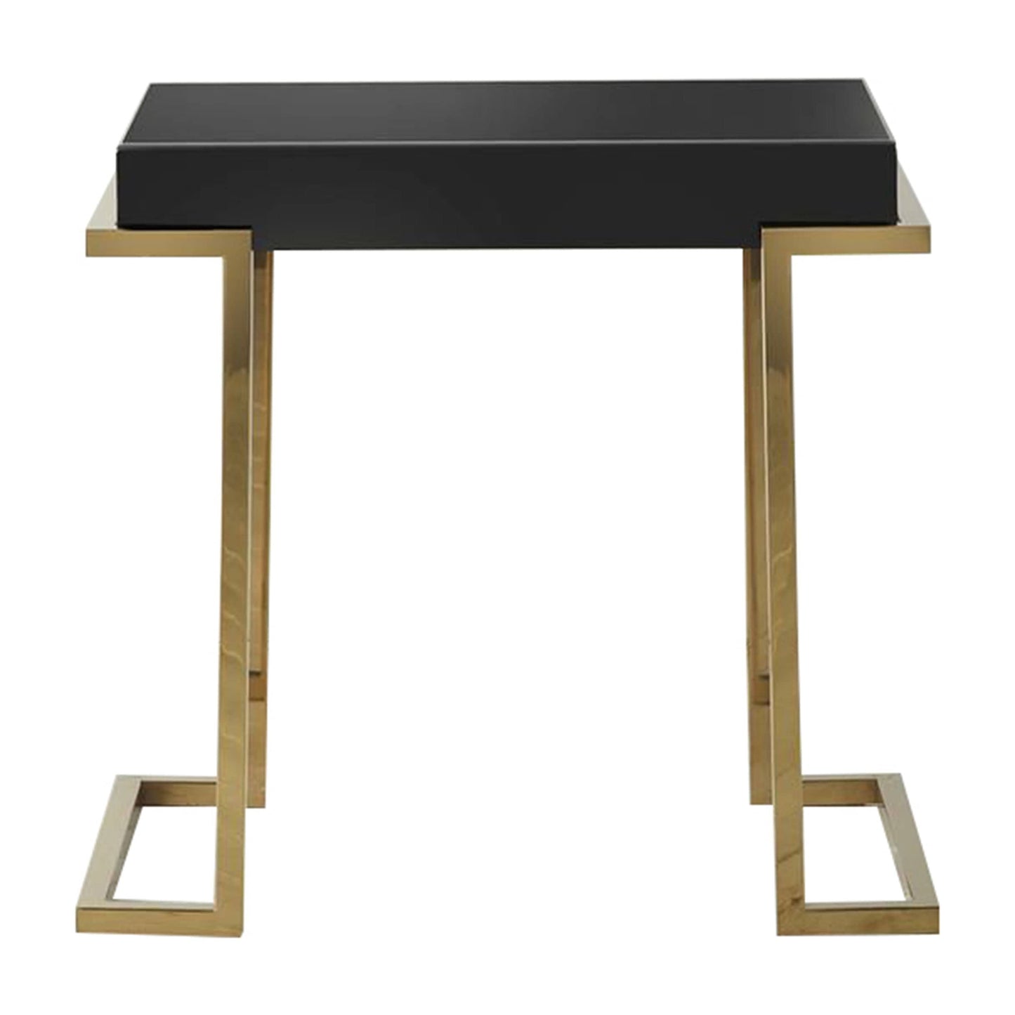 Delray Black Mirrored Side Table Gallery Direct Homebound