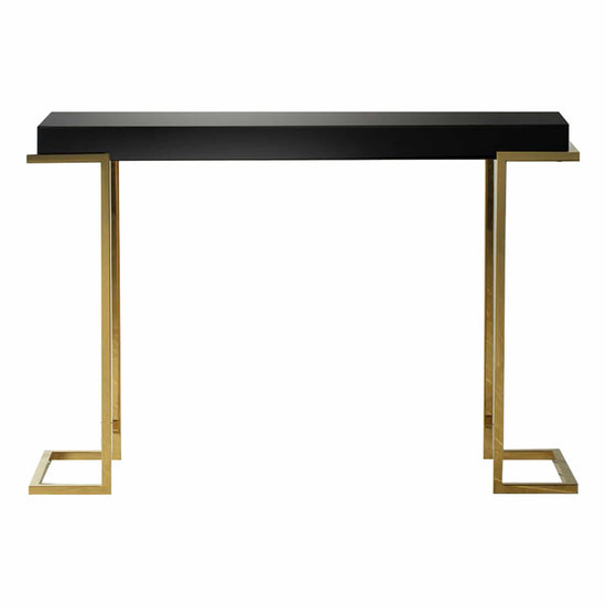 Delray Black Mirrored Console Gallery Direct Homebound
