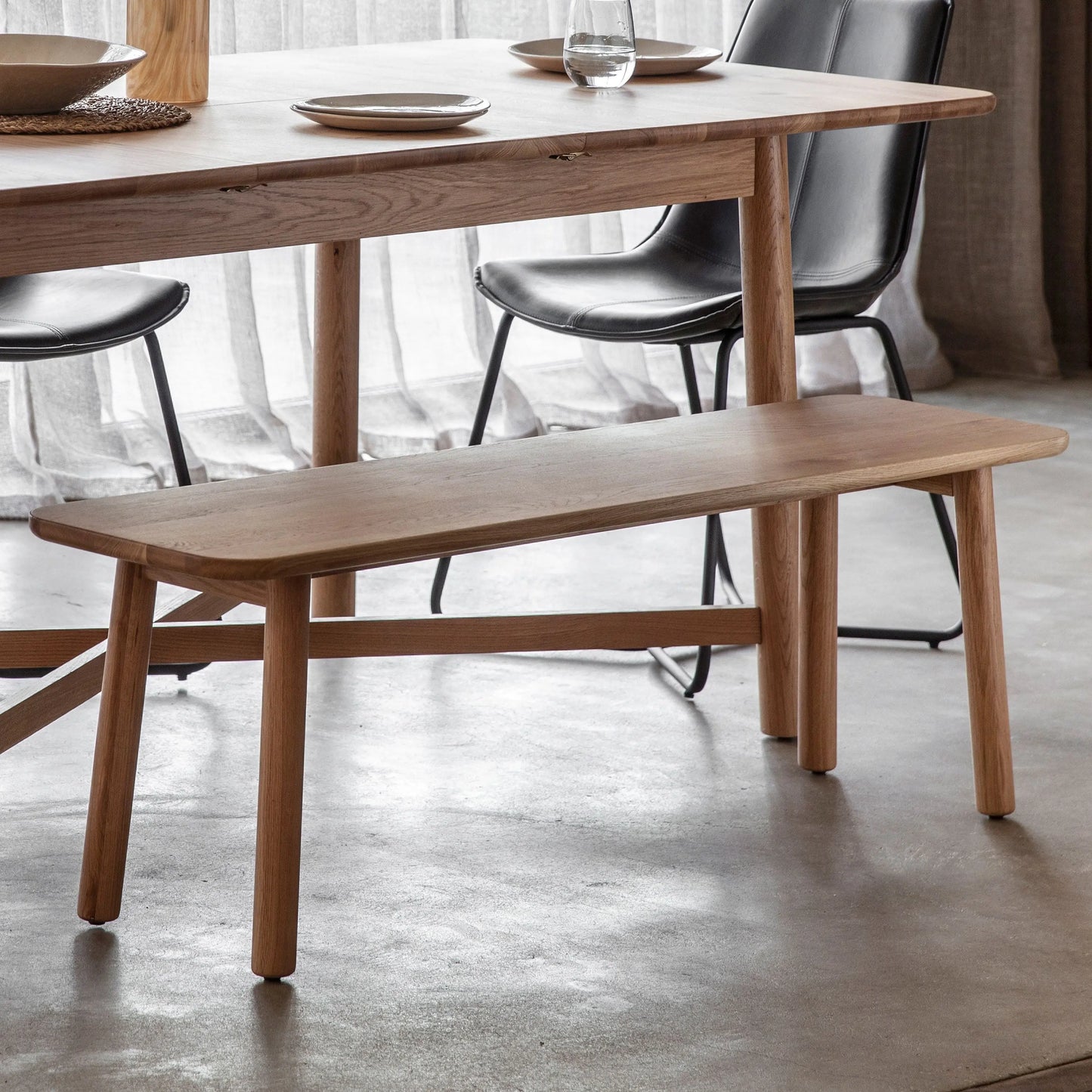 Kingham Dining Bench Oak Gallery Direct Homebound