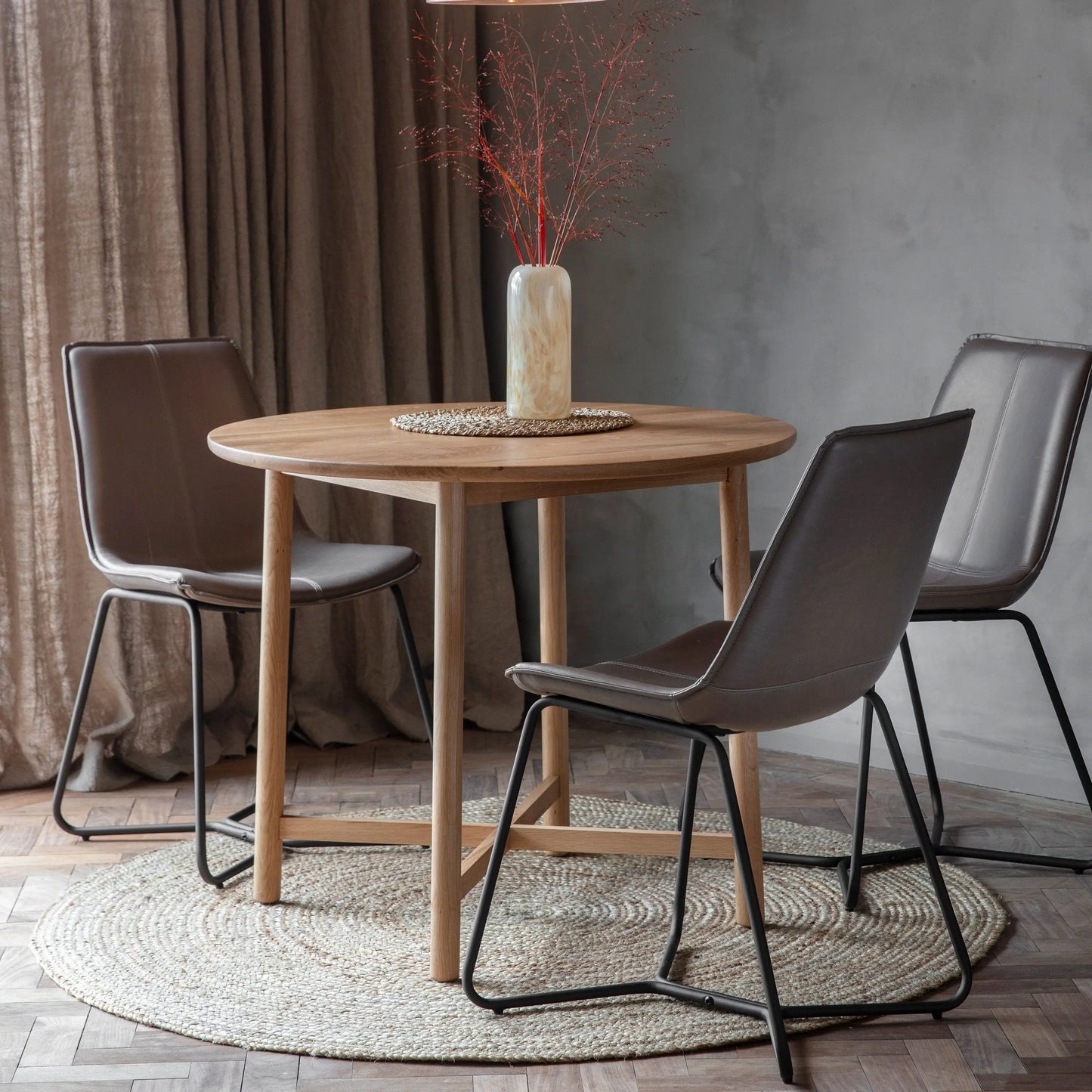 Kingham Round Dining Table Oak Gallery Direct Homebound