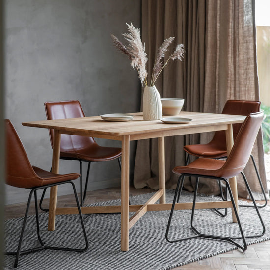 Kingham Dining Table Oak - Extending Option Gallery Direct Homebound