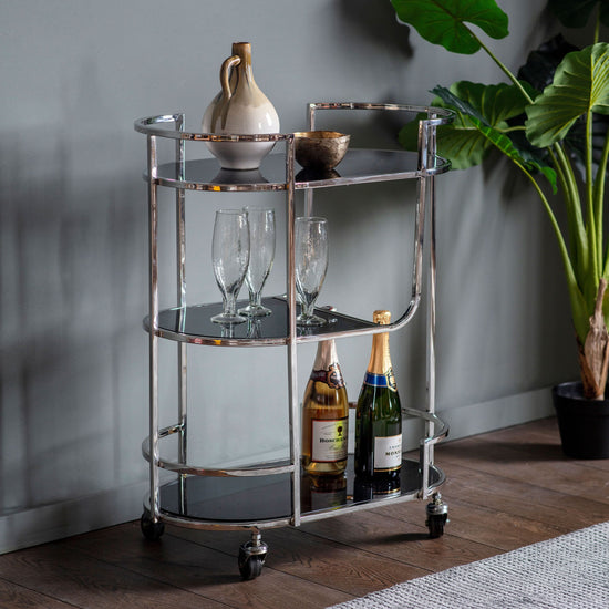 Beauchamp Drinks Trolley Silver Gallery Direct Homebound
