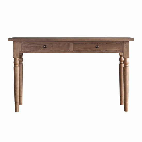 Cookham 2 Drawer Desk Oak Gallery Direct Homebound