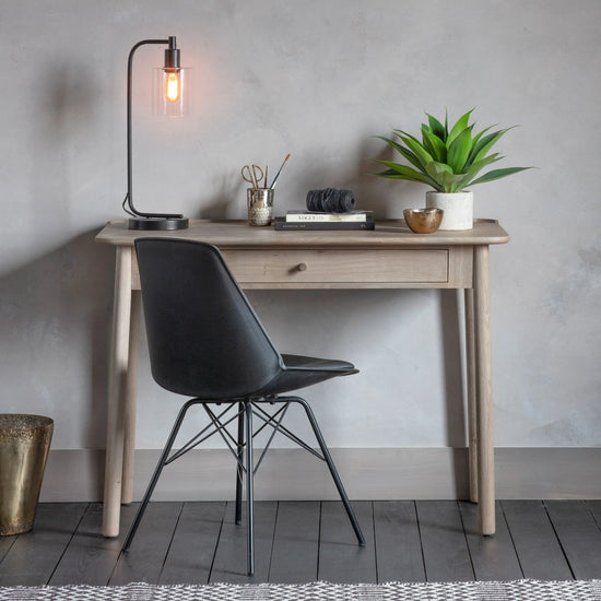 Kingham 1 Drawer Desk Grey Gallery Direct Homebound