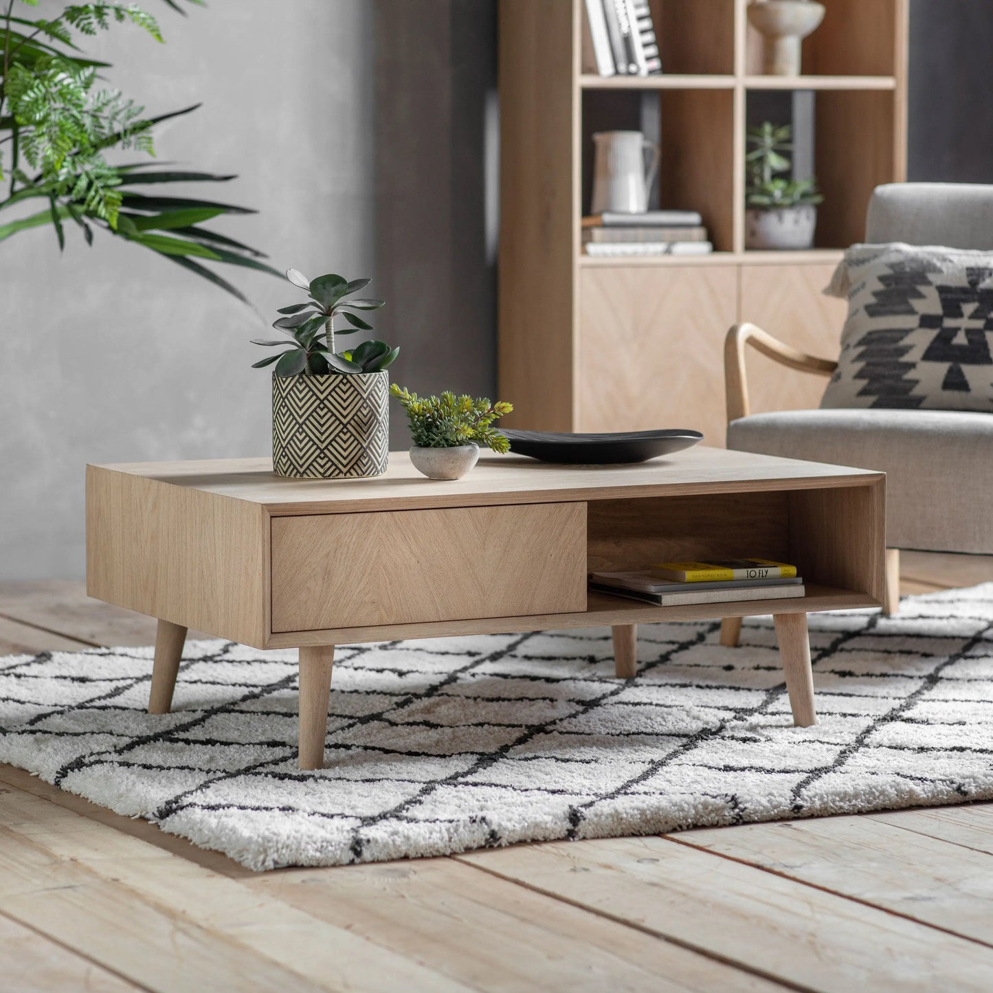 Milano 2 Drawer Coffee Table Gallery Direct Homebound