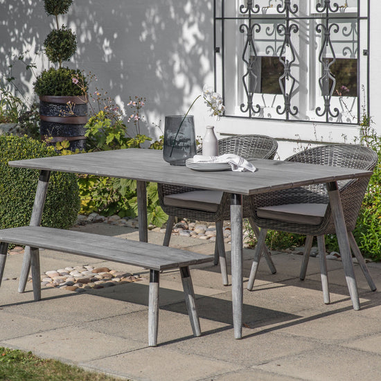 Geneva Outdoor Dining Table Gallery Direct Homebound
