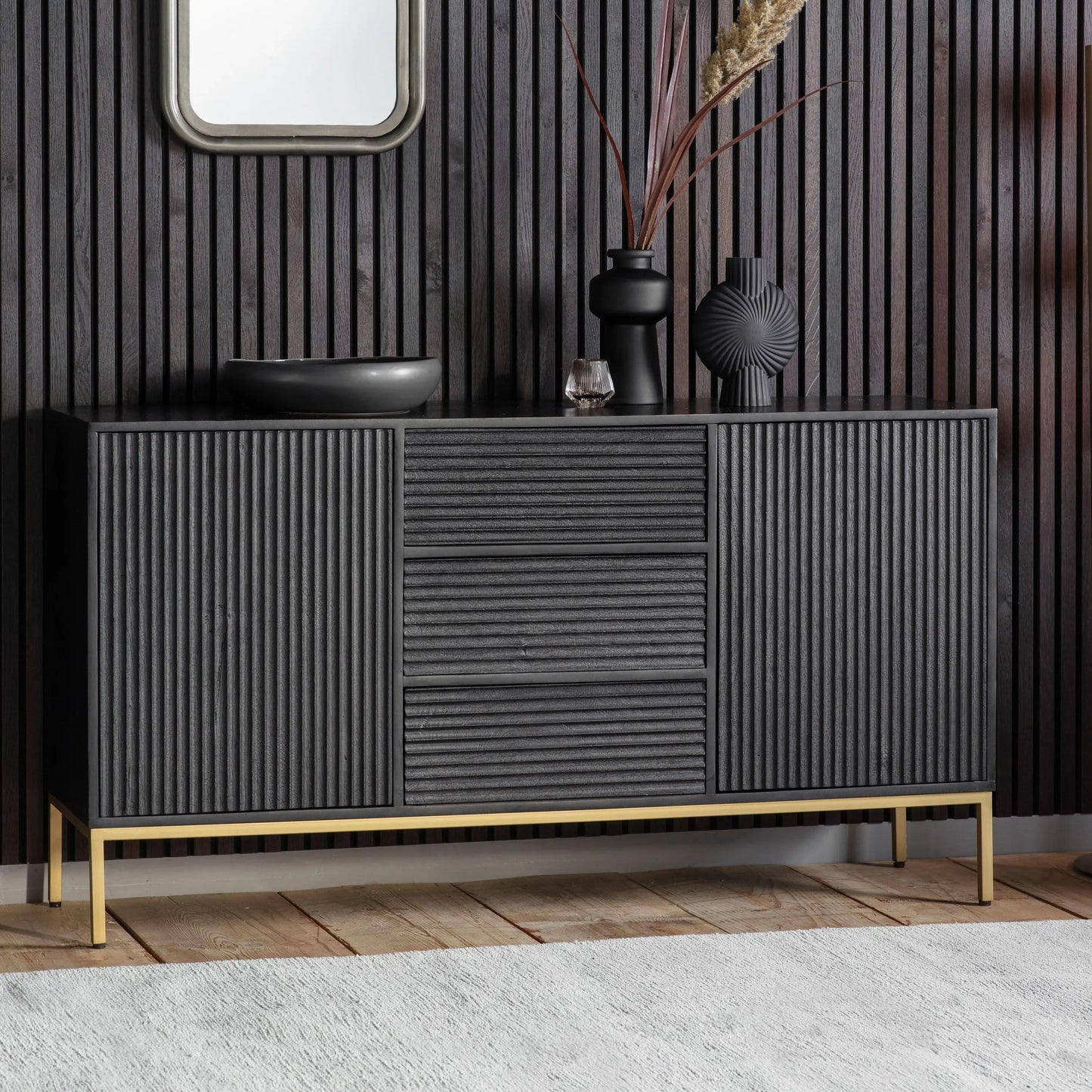 Ripple 2 Door 3 Drawer Sideboard Gallery Direct Homebound