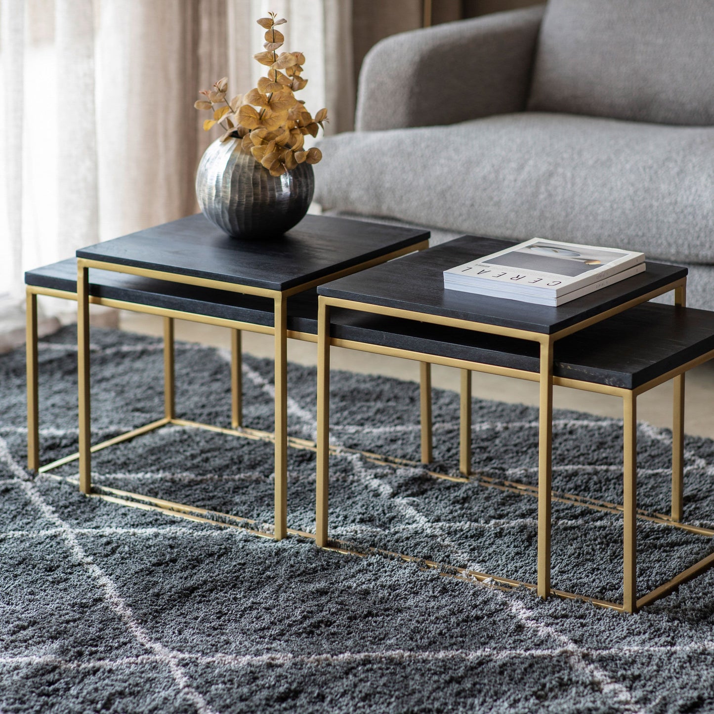 Bletchley Coffee Table Nest - Colour Options Gallery Direct Homebound