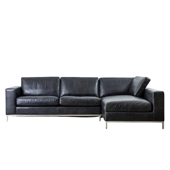 Verona Corner Chaise Leather - Colour Options Gallery Direct Homebound