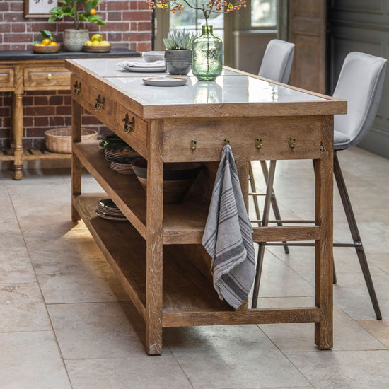 Chigwell Kitchen Island - Size Options Gallery Direct Homebound