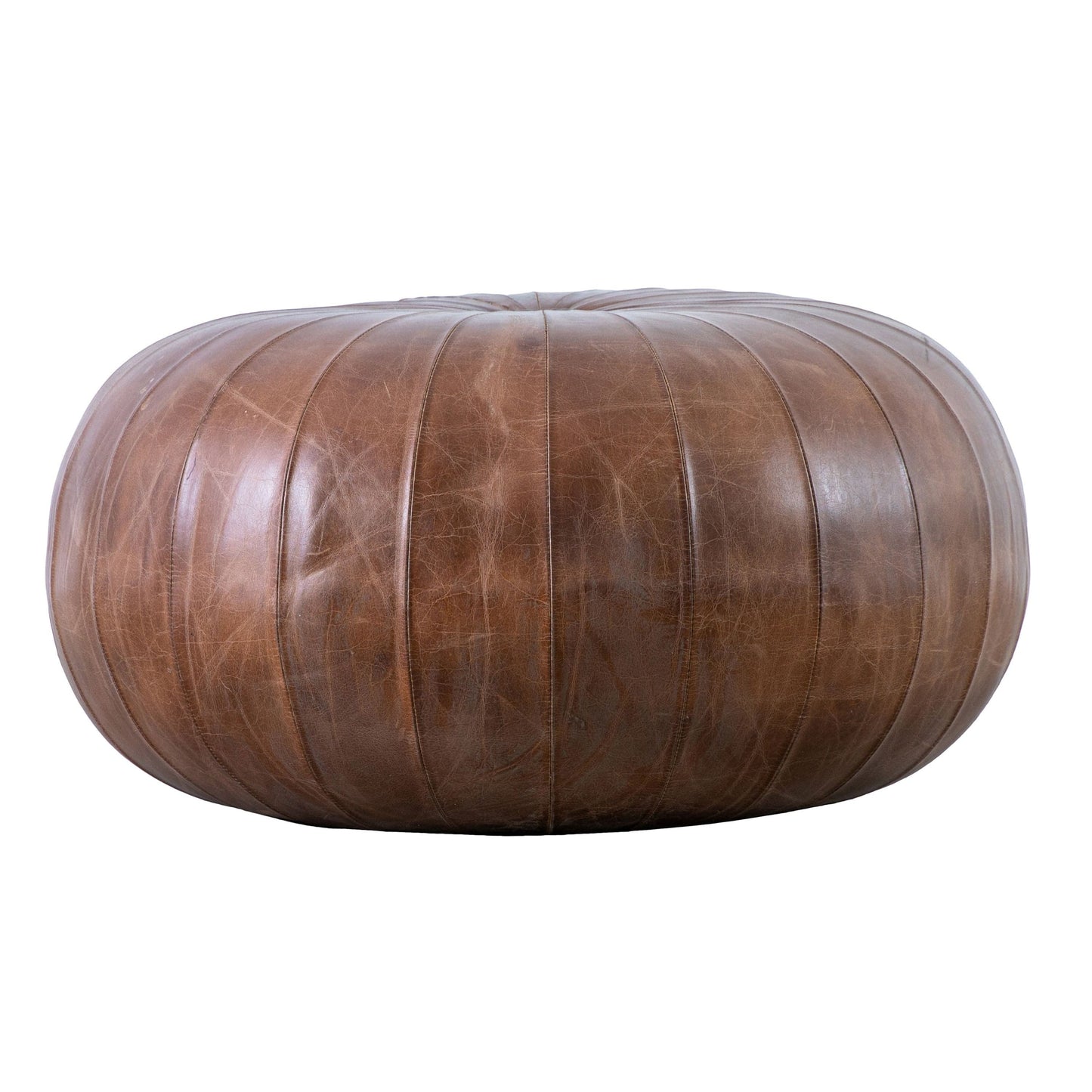 Banbridge Leather Pouffe Gallery Direct Homebound