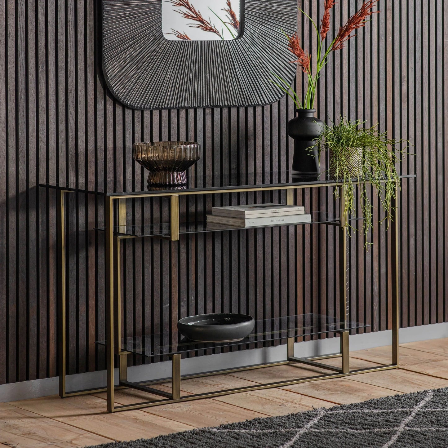 Thornton Console Table Bronze Gallery Direct Homebound