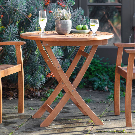 Valencia Outdoor Round Folding Table Gallery Direct Homebound