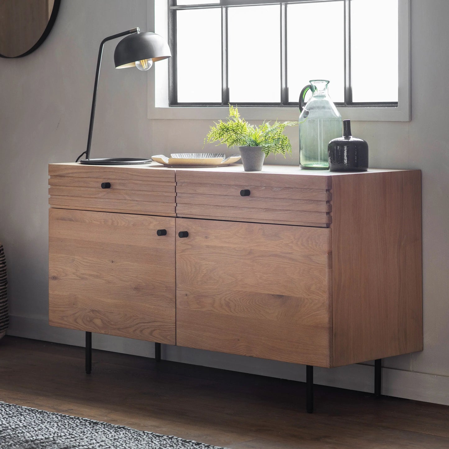 Okayama 2 Drawer 2 Door Sideboard Gallery Direct Homebound