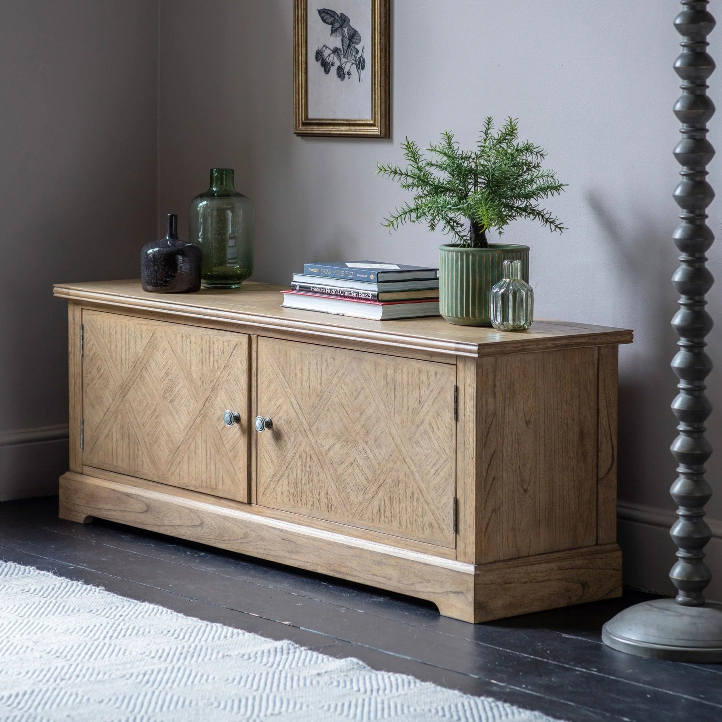 Mustique 2 Door Media Unit Gallery Direct Homebound
