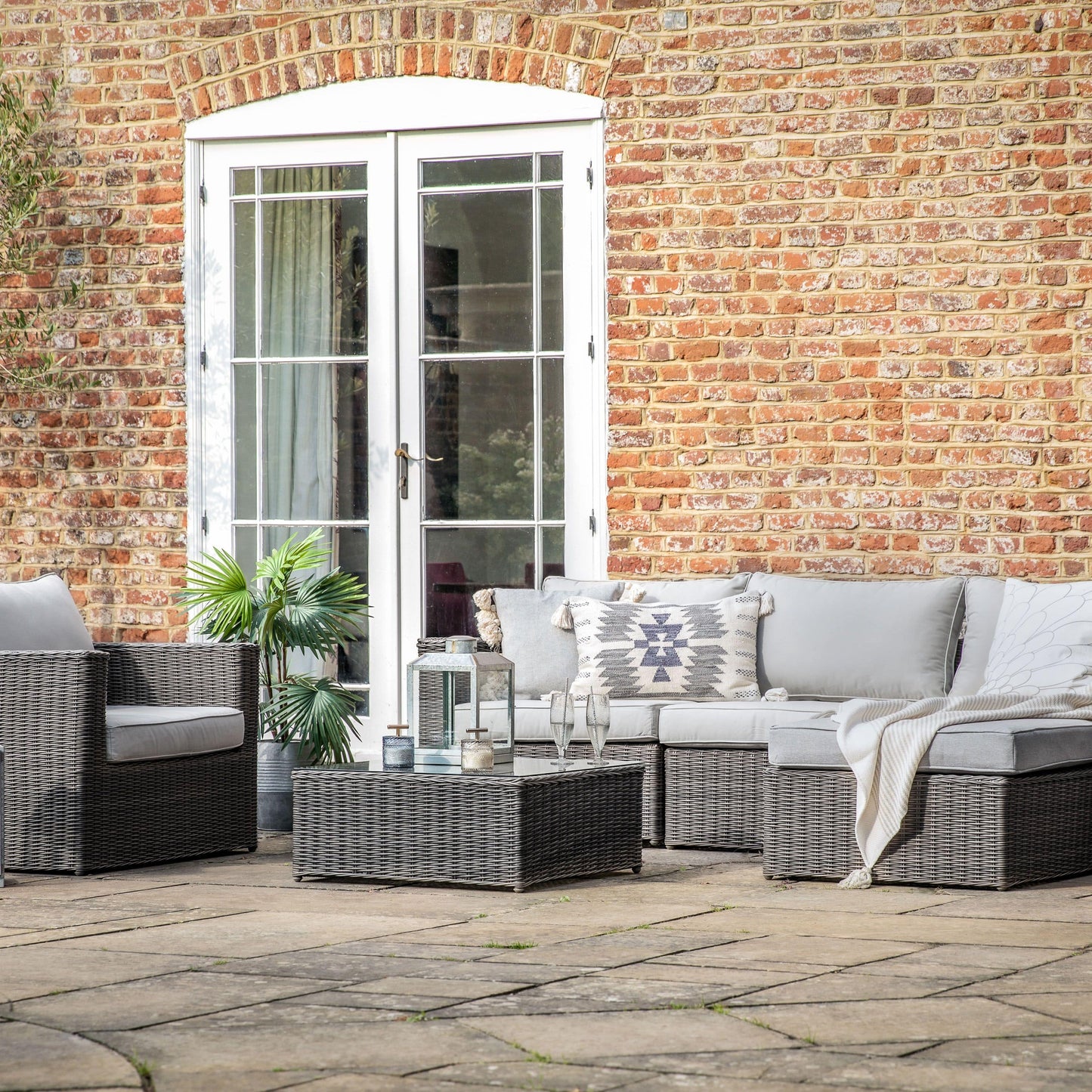 Calvi Chaise Sofa and Chair Set - Colour Options Gallery Direct Homebound