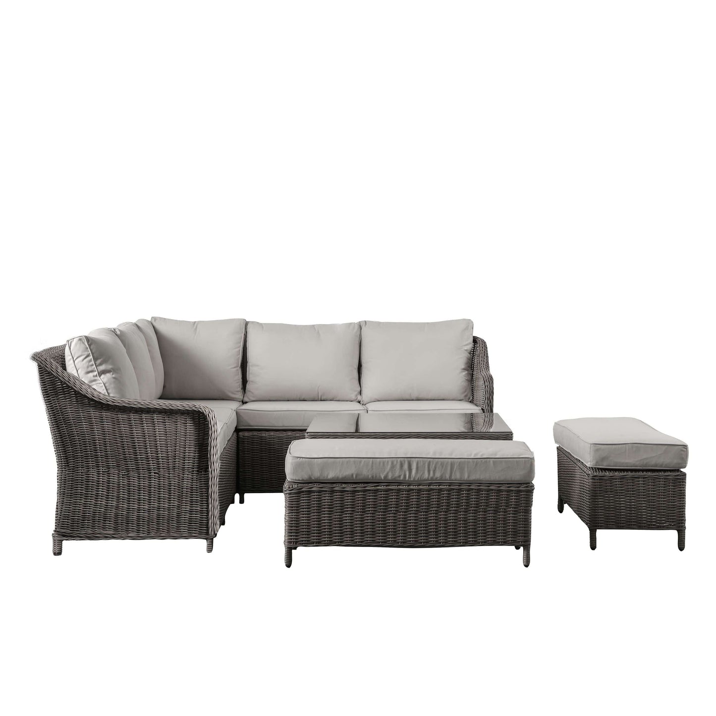 Sovera Square Dining Set With Rising Table - Colour Options Gallery Direct Homebound