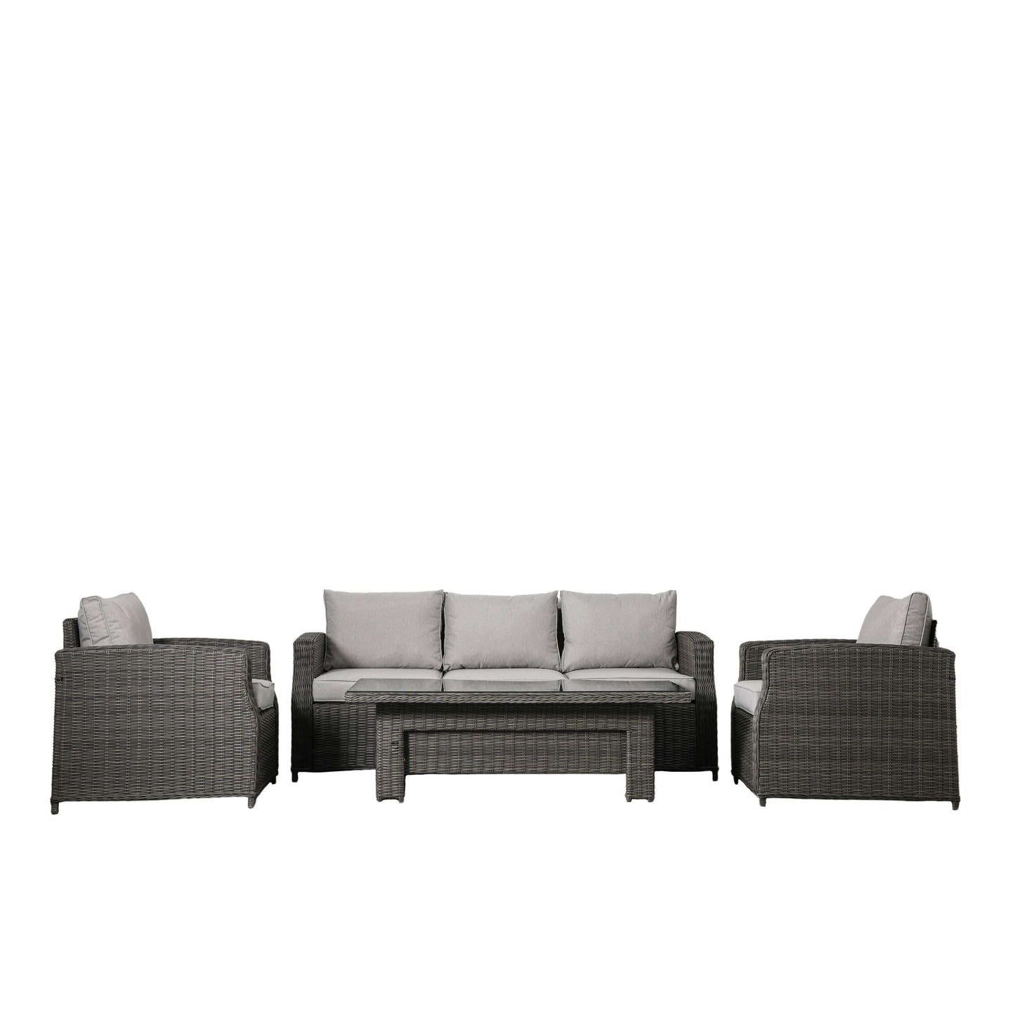 Sovera 3 Seater Dining Set Rising Table - Colour Options Gallery Direct Homebound