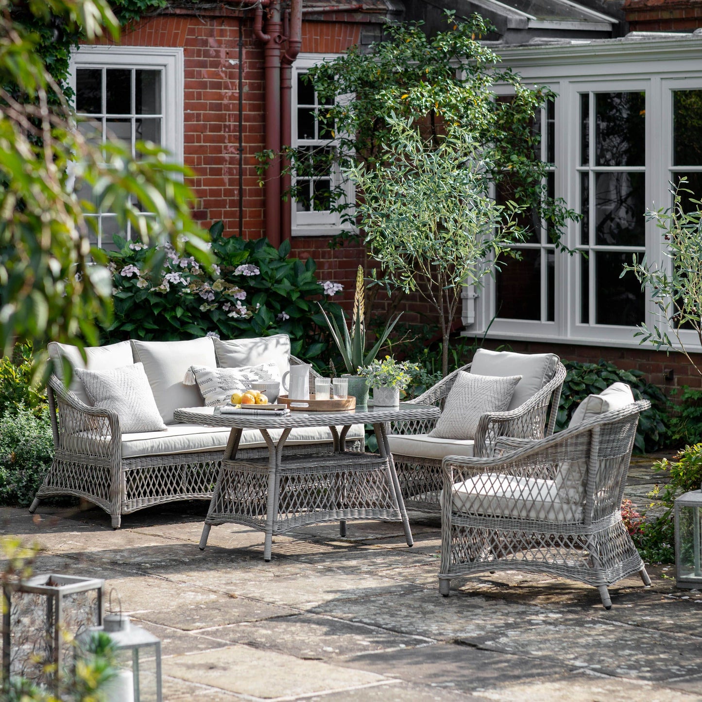 Menton Country Sofa Dining/Tea Set Stone Gallery Direct Homebound
