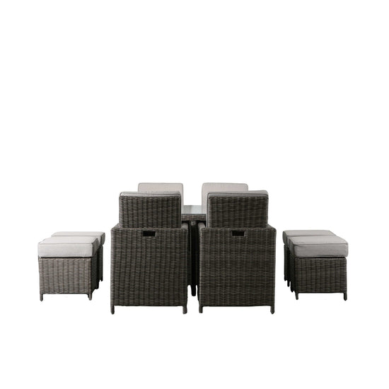 Rondin 8 Seater Cube Dining Set - Colour Options Gallery Direct Homebound