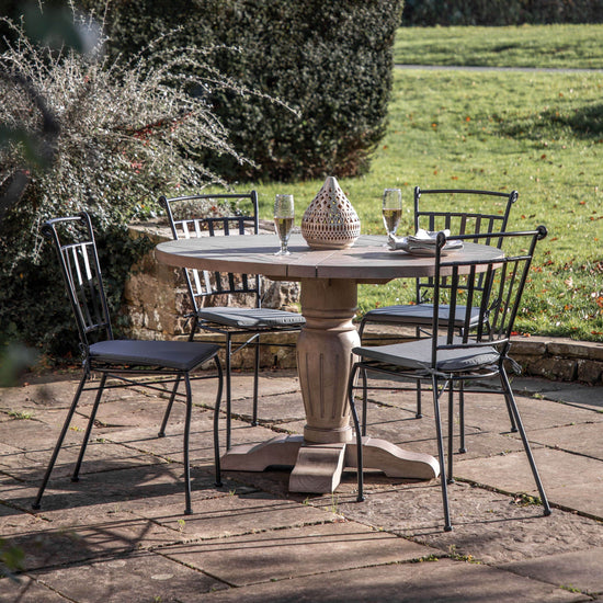 Lorris Round Dining Table Gallery Direct Homebound