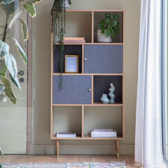 Holbrook Display Unit Oak - Colour Options Gallery Direct Homebound