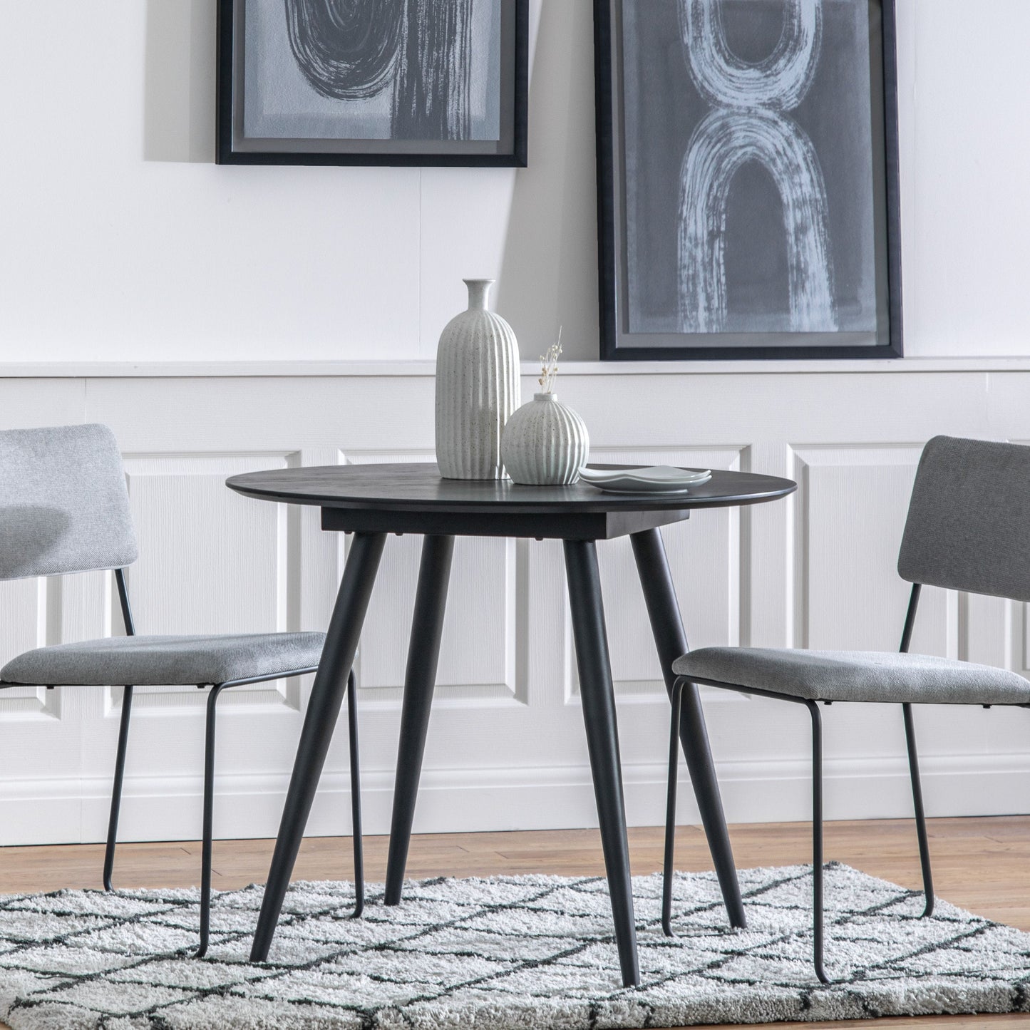 Astley Round Dining Table - Colour Options Gallery Direct Homebound