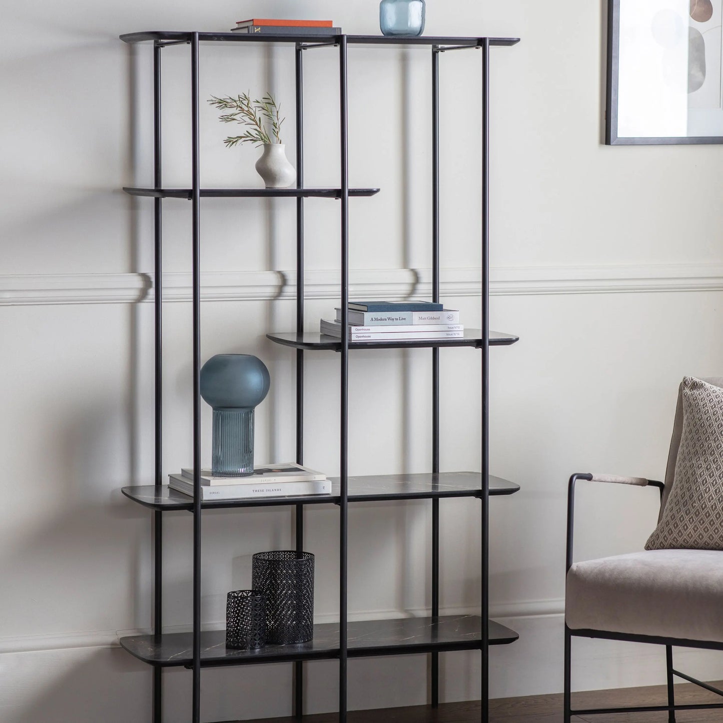 Ludworth Open Display Unit - Colour Options Gallery Direct Homebound
