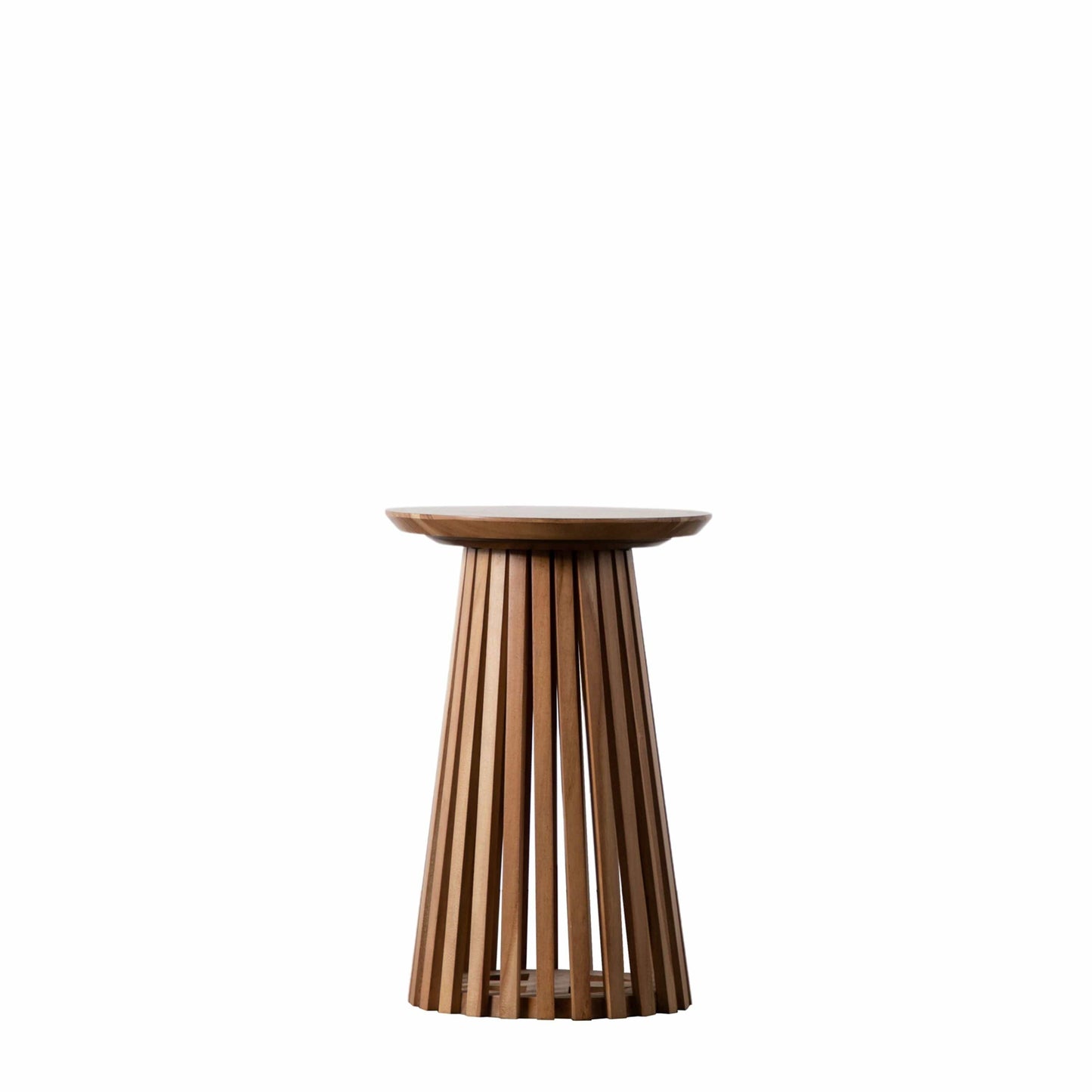 Brookland Slatted Side Table Gallery Direct Homebound