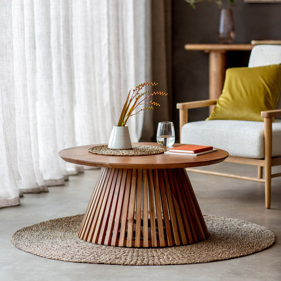 Brookland Slatted Coffee Table Gallery Direct Homebound