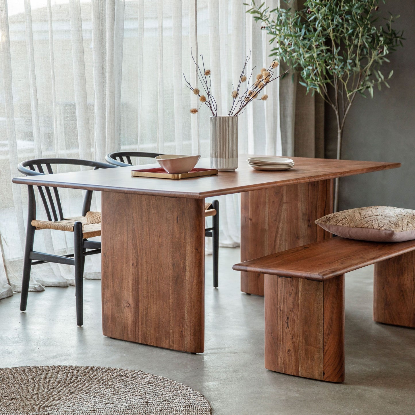 Borden Dining Table - Size Options Gallery Direct Homebound