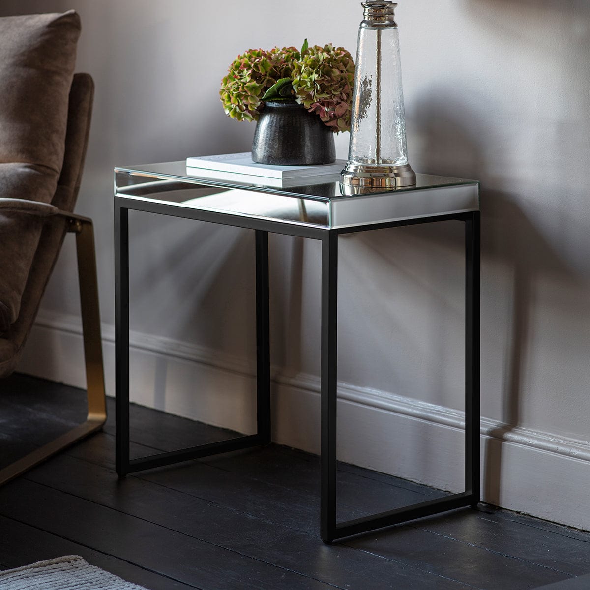 Pippard Side Table Black Gallery Direct Homebound