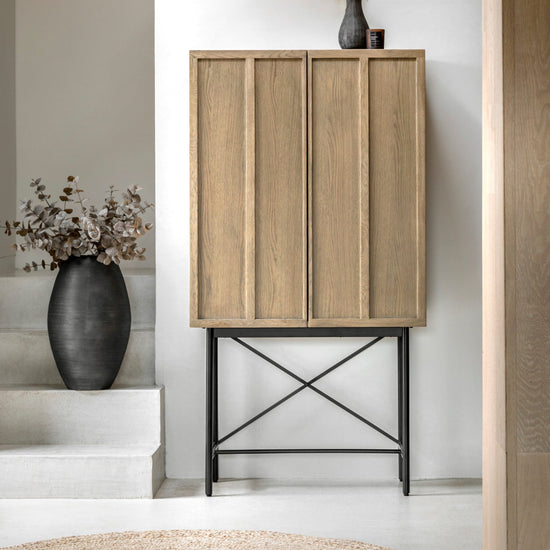 Panelled 2 Door Cocktail Cabinet Gallery Direct Homebound