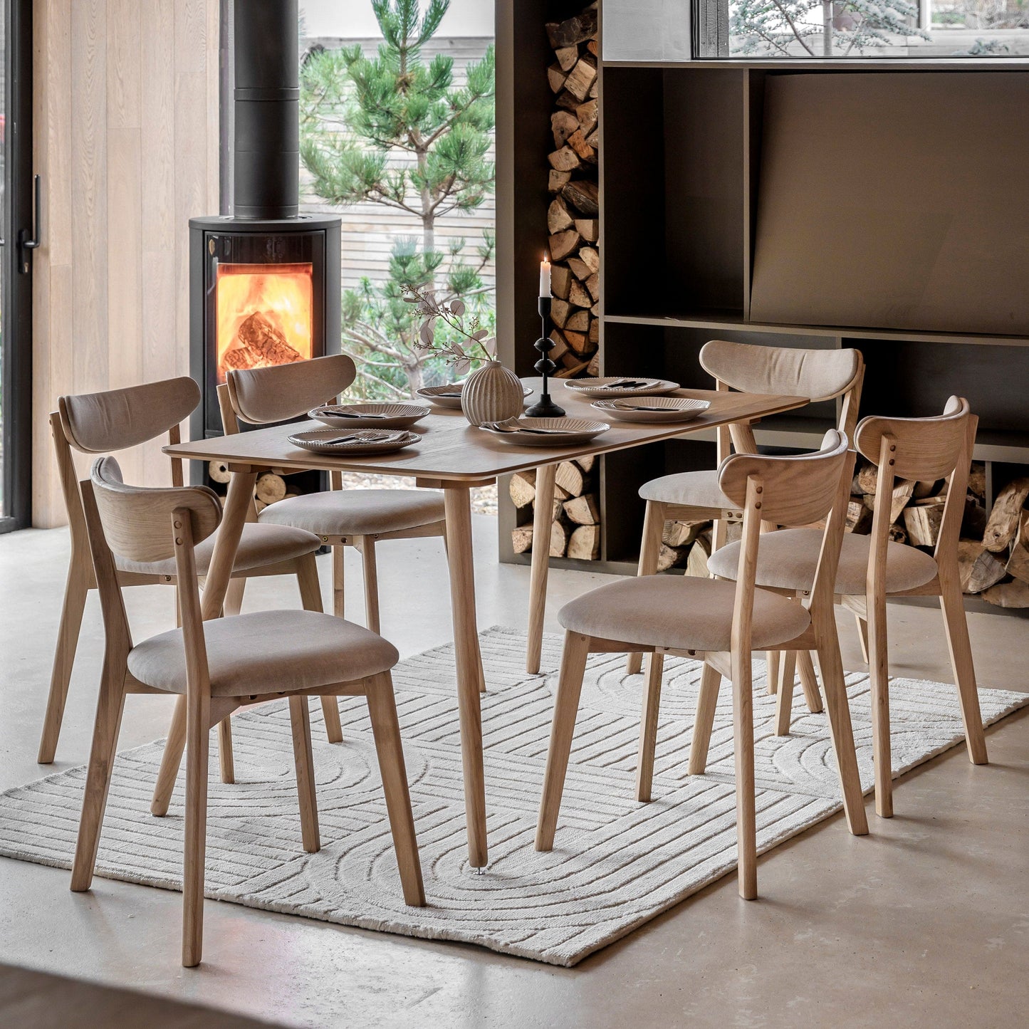 Hatfield Dining Table - Colour/Size Options Gallery Direct Homebound