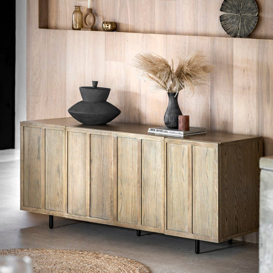 Panelled 4 Door Sideboard Gallery Direct Homebound