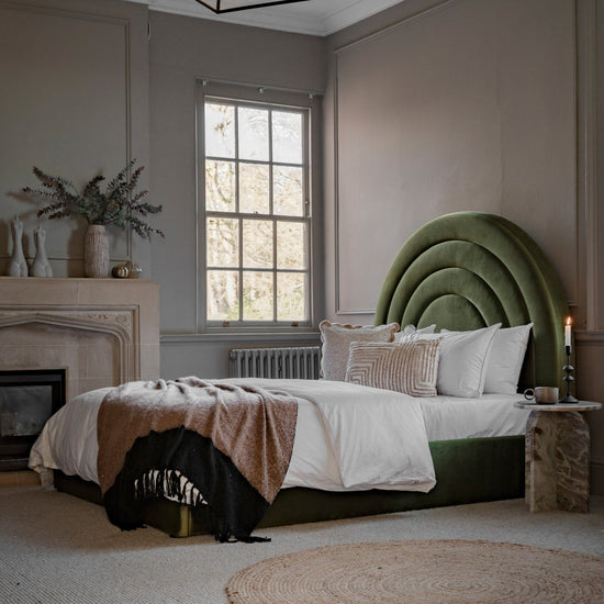 Arch King Bed - Colour Options Gallery Direct Homebound