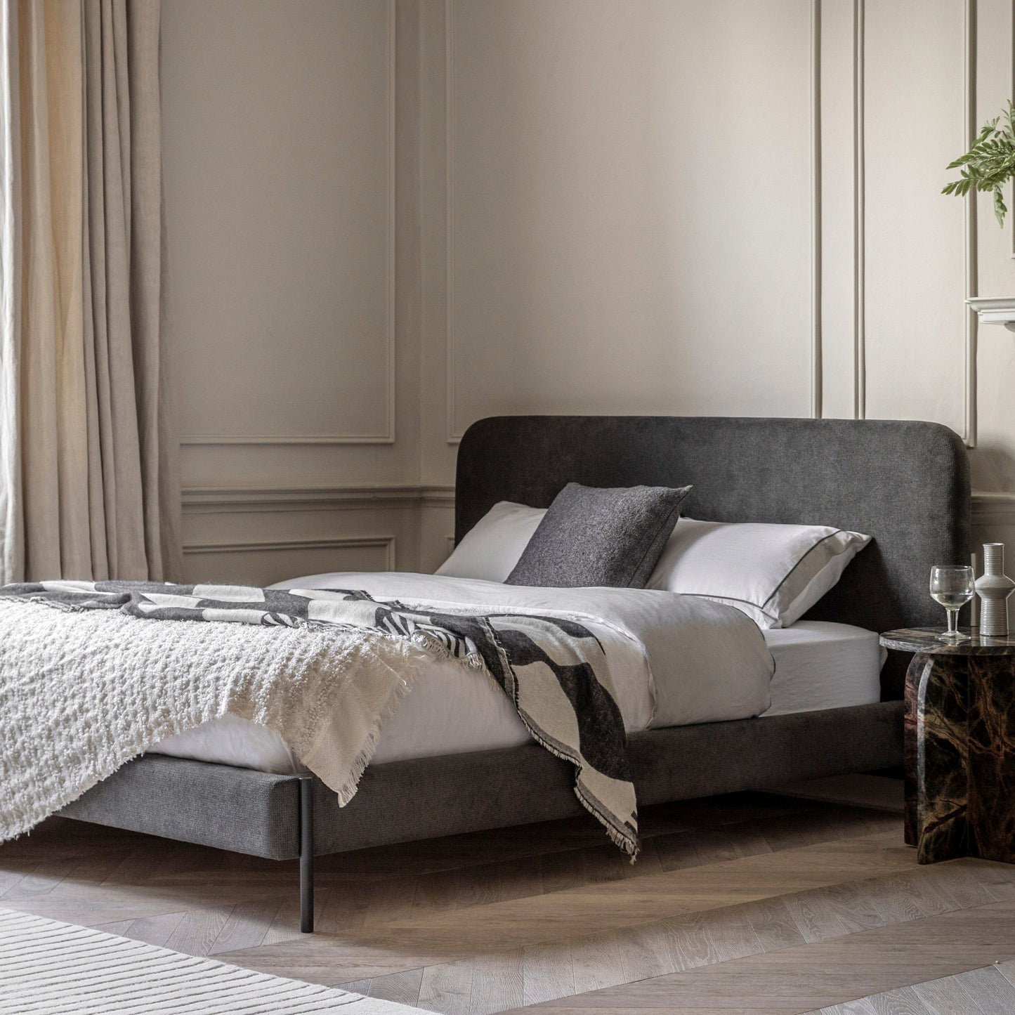 Oslo King Bed - Colour Options Gallery Direct Homebound